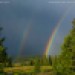 Double rainbow above Molas Lake... easily the most bright and intensely corrode rainbow I've seen in my life
