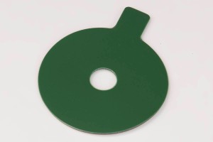 Adhesive disc in the windshield repair disc.